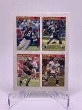 2005 Topps Bazooka 4-on-1 Stickers Peyton Manning Aaron Brooks Jeff Garcia HOF