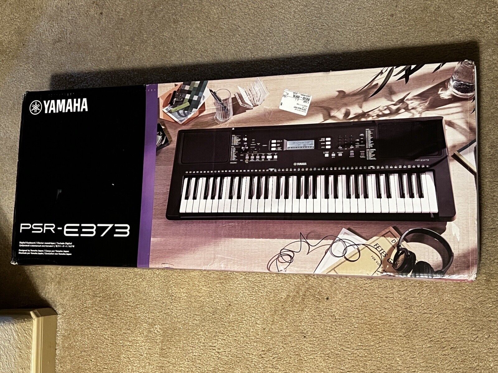 Buy Yamaha PSR-E373 61-KEY PORTABLE KEYBOARD W/ Power Supply