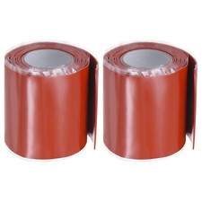 2 Rolls Self Fusing Silicone Tape 2"x3ftx0.04" Waterproof Seal Tape Red