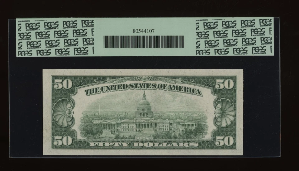 DBR 1934-B $50 Philadelpha Vinson Mule Fr. 2104-Cm PCGS 64 PPQ Serial C06028806A - Image 2 of 2