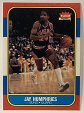 1986 Fleer JAY HUMPHRIES #49