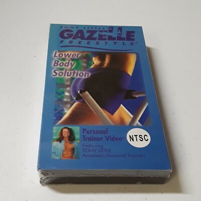 Tony Littles VHS Gazelle Freestyle Lower Body  Solution Brand New Sealed