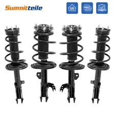 Set(4) Front Rear Complete Struts Coil Springs For 2012-2017 Toyota Camry SE XSE