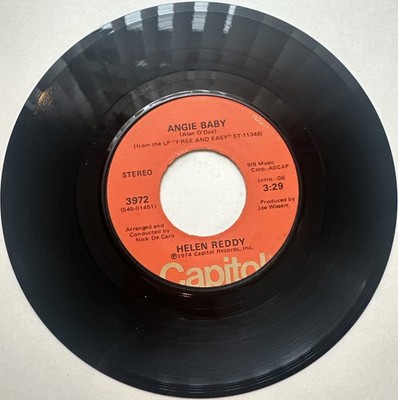 ANGIE BABY - HELEN REDDY - 1974 - US #3972