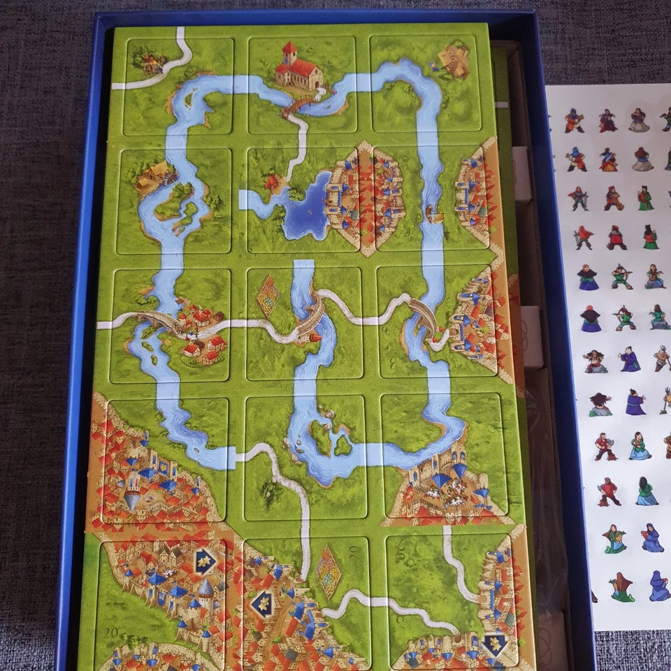 Carcassonne 20th Anniversary Edition Board Game - Non-English - Unpunched - Image 3 of 4