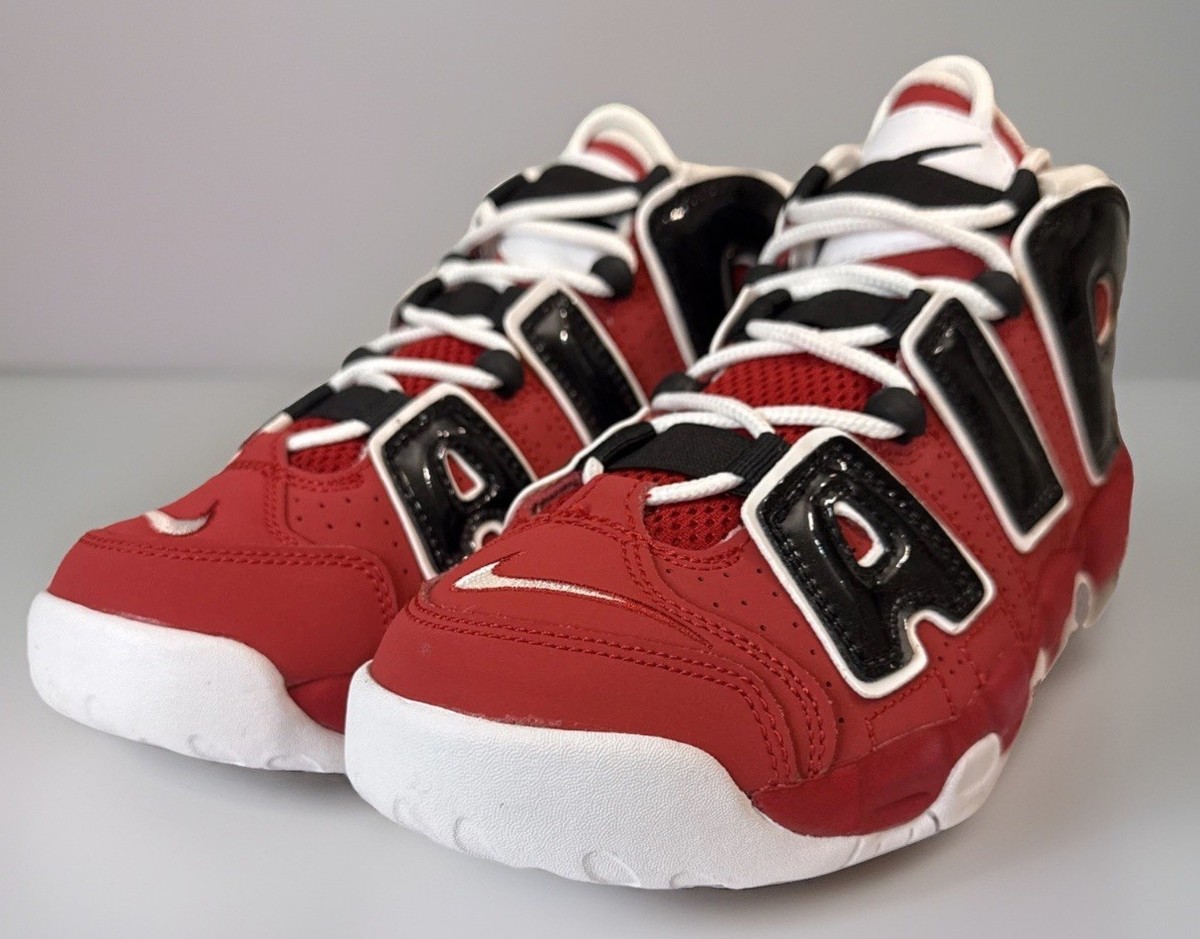 Nike Air More Uptempo Size 6.5Y Shoes Bulls Hoops Pack  display picture 1
