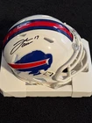 Josh Allen Signed Buffalo Bills Mini Helmet COA