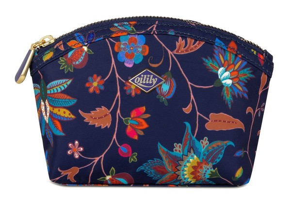 Oilily Clara Cosmetic Bag Utensilientasche Tasche Eclipse Blau Bunt Neu-image