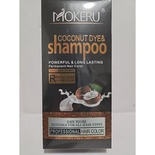 Mokeru Coconut Dye & Shampoo Hair Color Wine Red Professional Kit -NEW