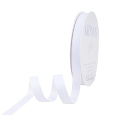 1/2 Inch x 50 Yards White Solid Grosgrain Ribbon For Crafts Bows Wreath