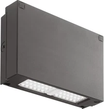 Lithonia Lighting 11.1 LED Wall Pack Outdoor Light Fixture, Building Wall Lig...