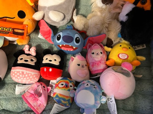 36 Plüschtiere Kuscheltiere Snackles Squishmallows Konvolut Sammlung Mini Micky - Bild 7 von 7
