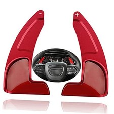 Paddle Shifter Extension for Dodge Charger,Challenger - Billet Aluminum Red