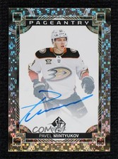 2024-25 SP Authentic Pageantry Auto Pavel Mintyukov #P-15 Auto 0c3