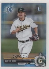 2017 Bowman Draft Chrome Sky Blue Refractor 140/399 Austin Beck #BDC-60 1s8