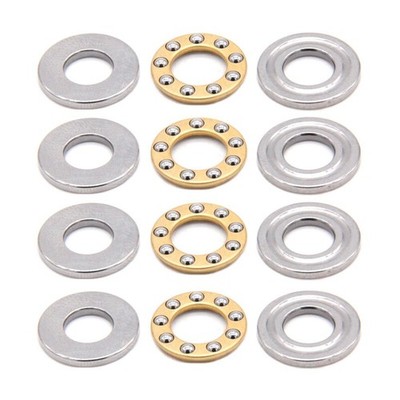 4pcs F7-15M Thrust Bearings 7mm x 15mm x 5mm Chrome Steel Single Direction *lh