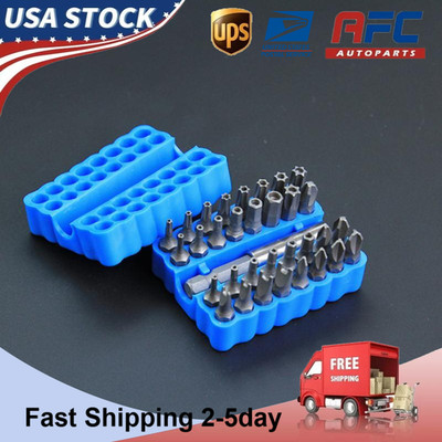 Hex Star Spanner Tri Wing Screwdriver 33Torx Bit Set Tamper Proof Security Torq