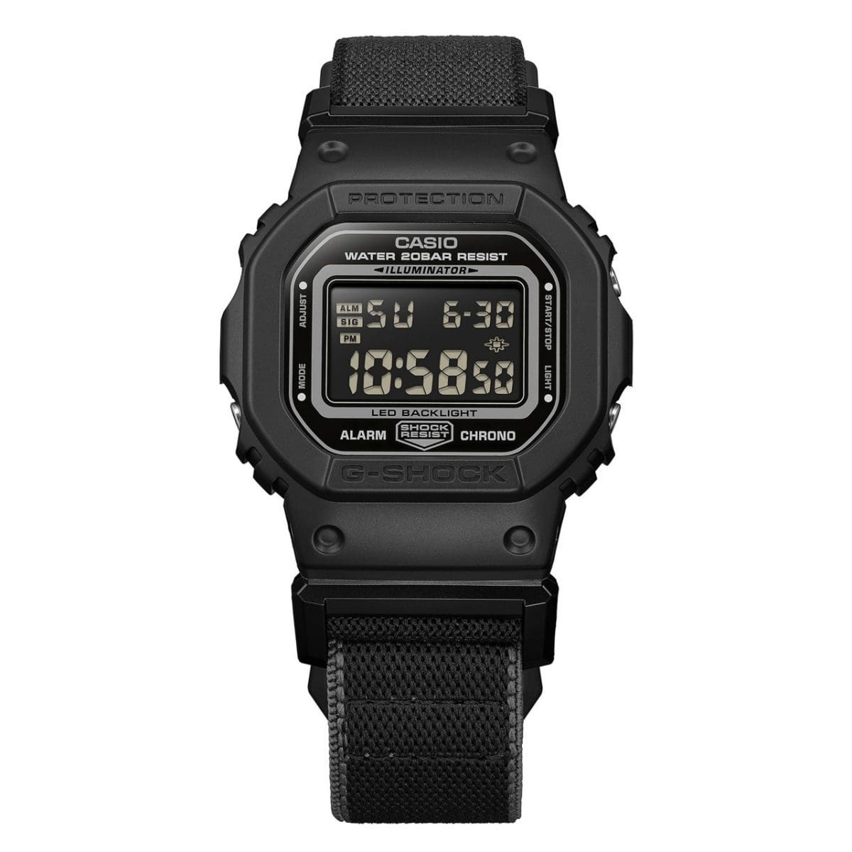 DW-5600MNC-1JF Casio G-SHOCK Watch NEW CLOTH BAND SERIES FIDLOCK
