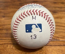 Mike Trout Angels Game Ready Baseball 8/30/2025 Astros 400th Home Run Chase H-13