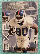 1999 PLAYOFF PRESTIGE EXP CHRIS CALLOWAY #EX59 ATLANTA FALCONS 