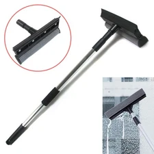 Telescopic Window Squeegee Mirror Cleaner Multiple Angles