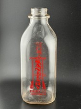 Vintage Johnstown Sanitary Dairy Co. Cup-O-Graph Milk Bottle  ~  Pennsylvania