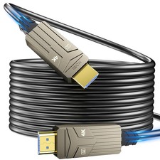 100ft Fiber Optic HDMI Cable 18Gbps 4K 60Hz 4:4:4 Unidirectional Active HDMI 2