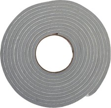 Vinyl Foam Tape Closed Cell 3 8 x 1 4 x 17 Grey