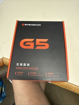 EWEADN G5 Wireless Gaming mouse, 12800 Adjustable DPI Ergonomic Mouse with 6 RGB