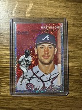 Matt Olson 2023 Topps Chrome Platinum #199 Speckle Refractor /150 Braves