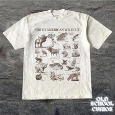 North American Wildlife Vintage 90s Unisex Shirt, Retro Forest Animal Size S-3XL