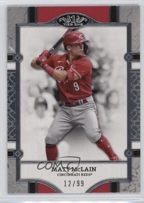 2024 Topps Tier One Tier 2 Silver Foil 12/99 Matt McLain #37 0jn5