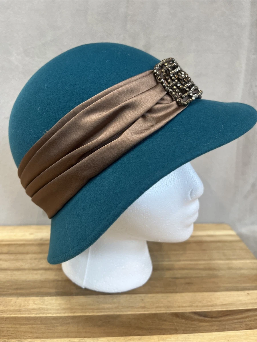 Flapper Cloche Blue Vintage Hats for Women for sale | eBay display picture 3