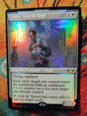SHOWCASE FOIL Giada, Font of Hope - SNC - NM - MTG - Magic: The Gathering