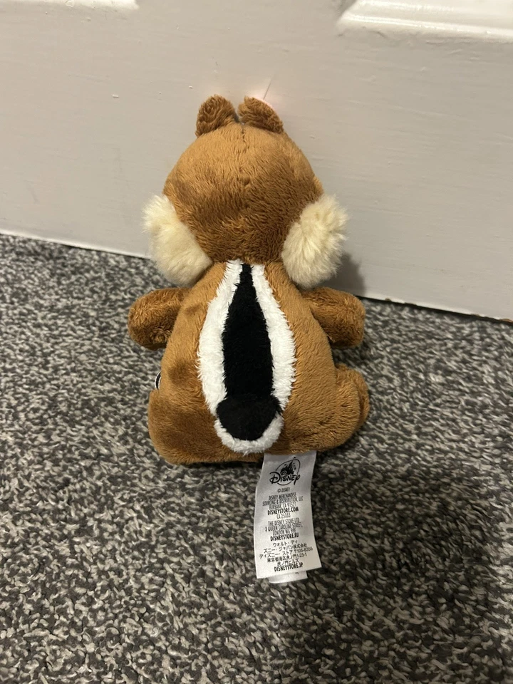 Disney store Chip Dale Disney chipmunk Plush Soft Toy 7" - Image 3 of 3
