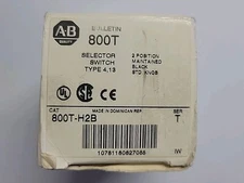 NEW ALLEN BRADLEY 800T-H2B SELECTOR SWITCH QUANTITY 800T H2B  Ships From The USA