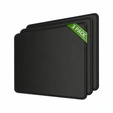 3X Non-Slip Mouse Pad Stitched Edge PC Laptop For Computer PC Gaming Rubber Base