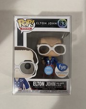 Funko POP! Rocks Elton John USA Glitter #63 FYE Exclusive