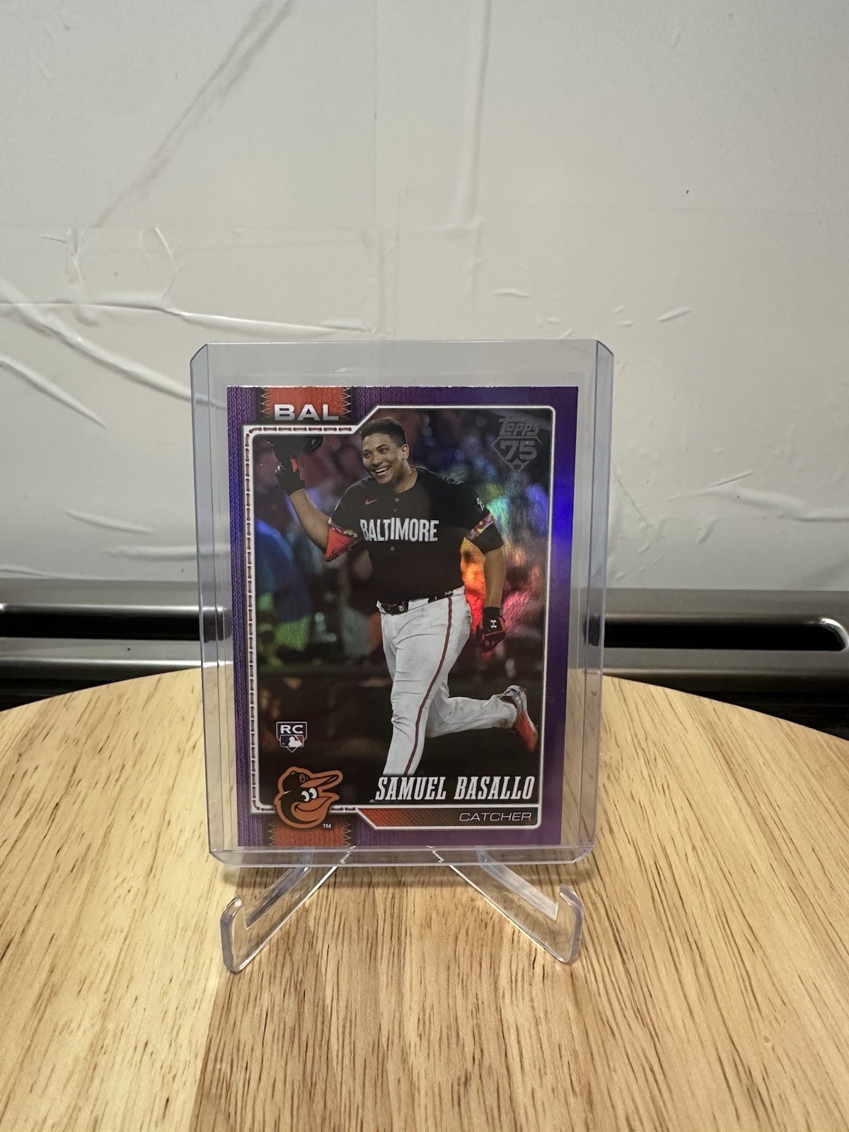 2026 Topps Series 1 - SAMUEL BASALLO - RC Purple Holo Foil #/250 - Orioles #104
