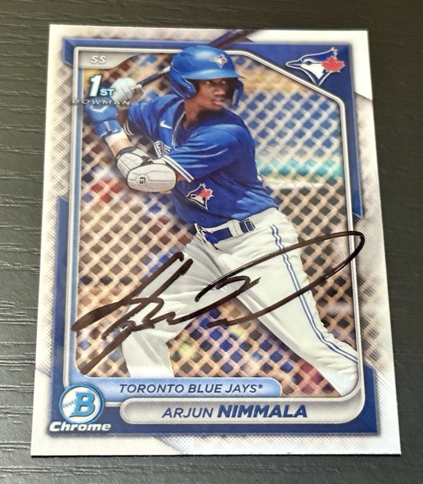 Arjun Nimmala Autograph 2024 1st Bowman Card⚾️In Person Auto⚾️BlueJays