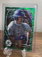 🔥2021 Panini Prizm Draft Trey Sweeney PDP20 Green Pulsar Eastern Illinois Base…