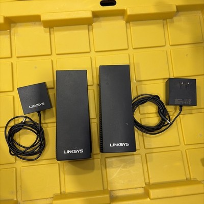 Linksys Velop WHW03 V2 AC2200 Tri-Band Mesh WiFi 2 Pack - Black