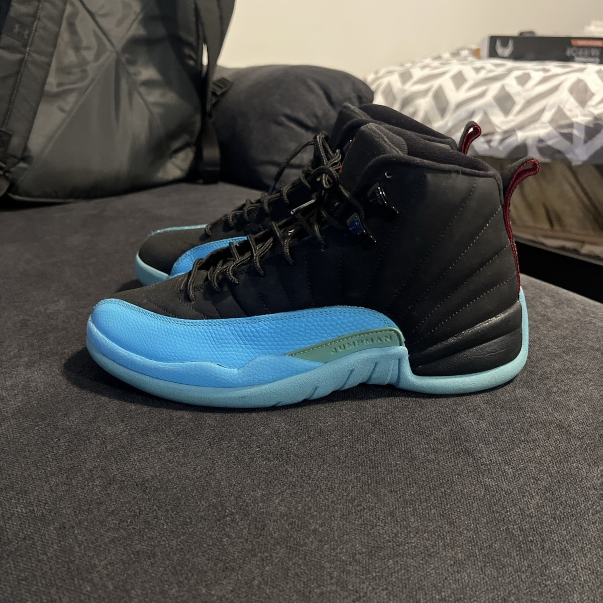 HOT Gamma Nike Jordan 12 Blue 12 Gamma Aj 12 Blue Air