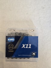 KMC X11 11-Speed 118L Bike Chain Gray fits Campy SRAM Shimano, New