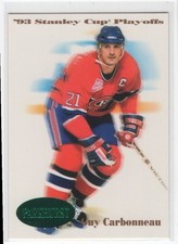 1993-94 Parkhurst Stanley Cup Playoffs Guy Carbonneau Montreal Canadiens #508