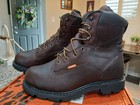 MEN'S WORX by RED WING 5828 STEEL TOE MET GUARD 8" WORK BOOT SIZE 10 M NIB — photo 2