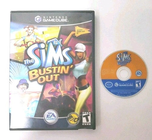 the-sims-bustin-out-gamecube-2003-complete-tested-works