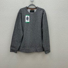 Jachs New York Grey Knit Fleece Pullover Crewneck Sweatshirt 1799235 Mens XL NEW