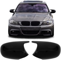 Austausch Spiegelkappen Glanz Schwarz Passt FüR 3Er BMW E90 E91 E92 E93 LCI