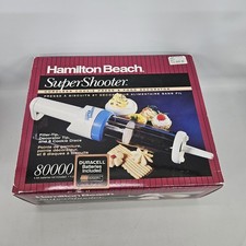 Hamilton Beach The Super Shooter Cookie Press - White NEW in box.